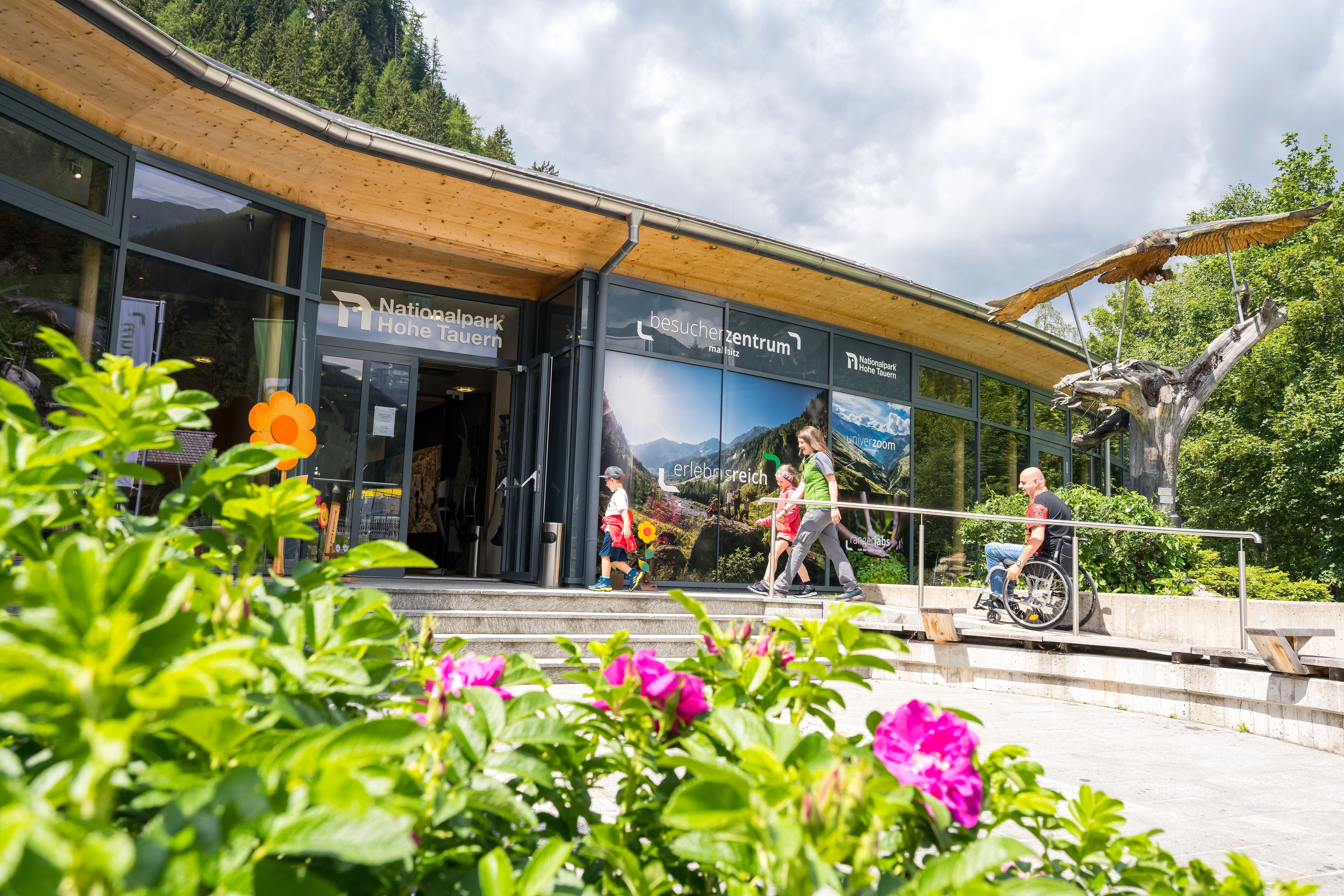Besucherzentrum in Mallnitz, Kärnten, Österreich Nationalpark Besucherzentrum in Mallnitz, Kärnten, Österreich
